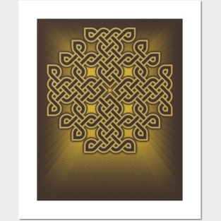 Celtic Knot Jerusalem Cross Posters and Art